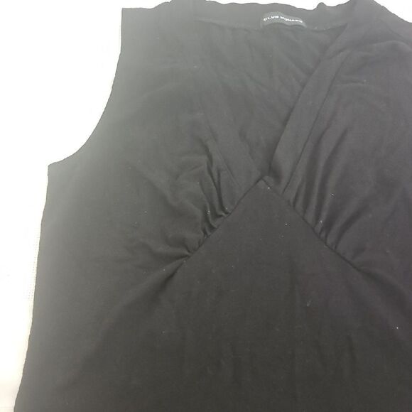 Club Monaco Black Fitted Sleeveless Tank Top - Picture 14 of 16